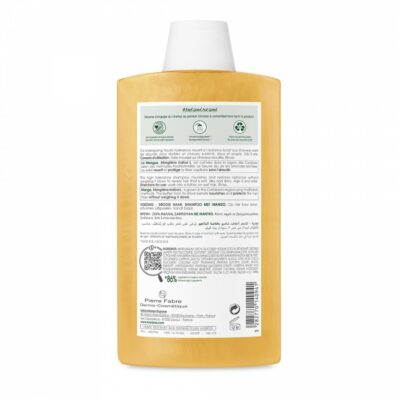 shampooing nutrition 400ml mangue cheveux secs klorane texture