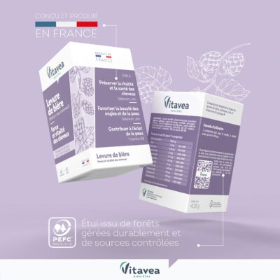 Vitavea levure de bière + sélénium + zinc 60 gélules