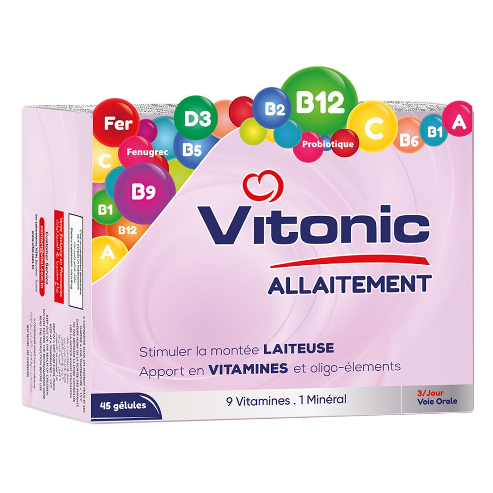 Vitonic allaitement 45 gelules