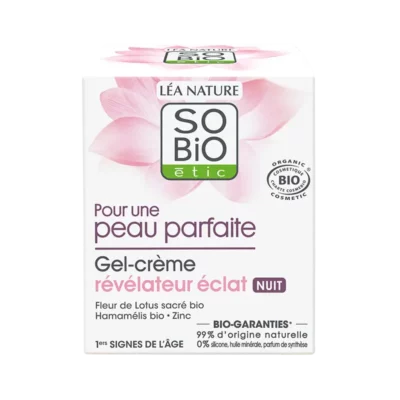 SO'BIO Gel-Crème Révélateur Eclat Nuit 50 ml