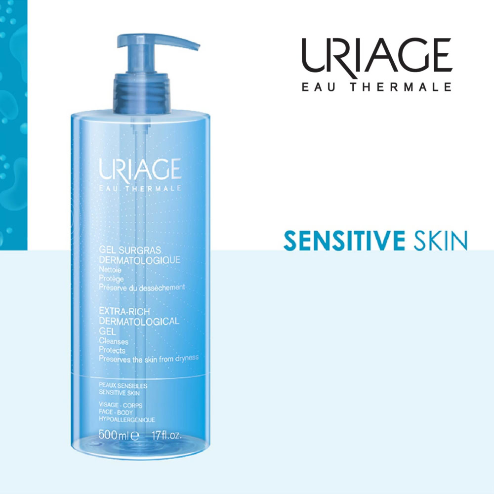 Uriage gel surgras dermatologique 500ml