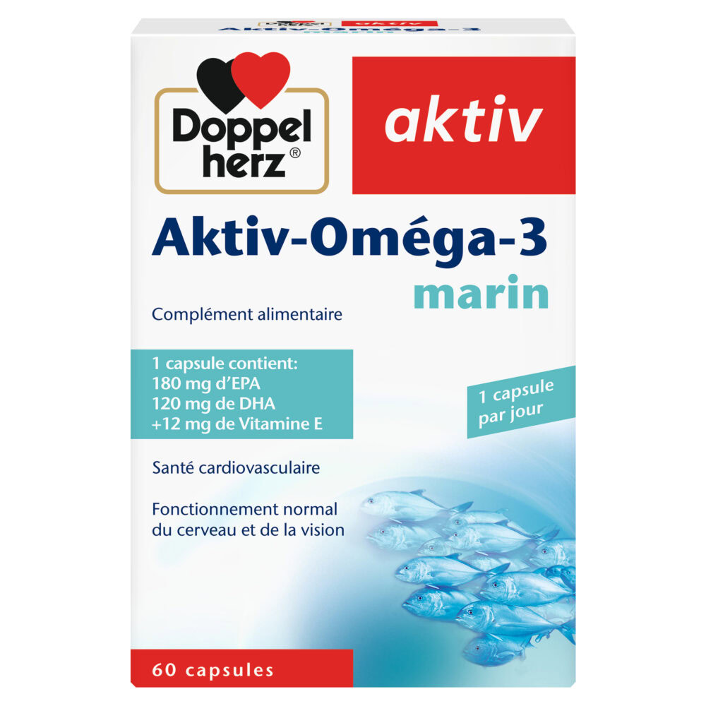 Aktiv omega-3 marin 60 capsules