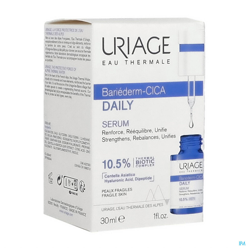 Uriage bariéderm cica daily sérum 30ml