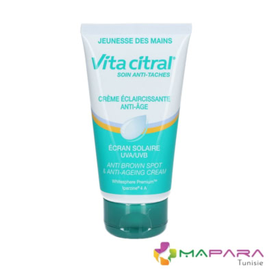 Vita citral soin anti taches creme eclaircissante mains anti âge 75ml