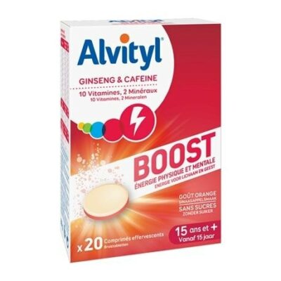 Alvityl tonus boost 20 comprimés effervescents