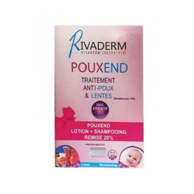 RIVADERM Coffret Pouxend Anti Poux et Lentes