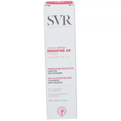 Svr sensifine ar crème apaisante anti-rougeurs spf50+ 40ml