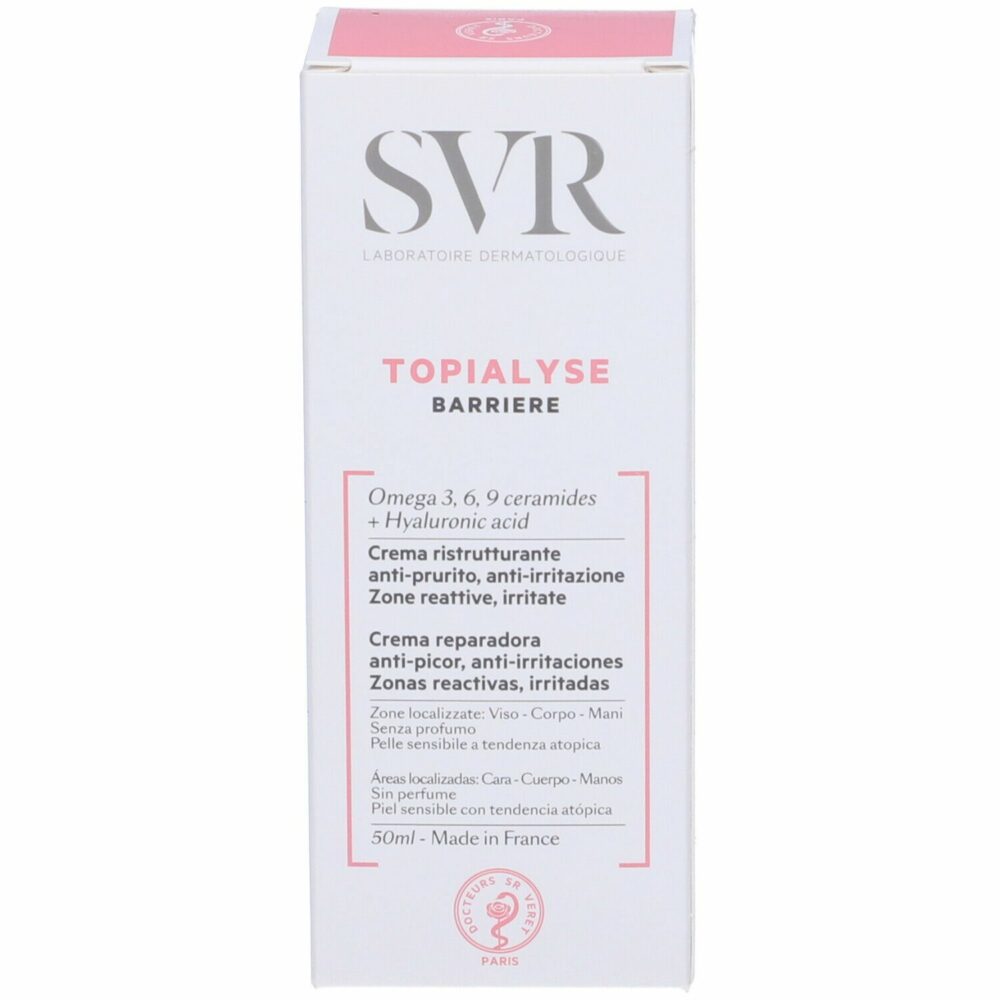 Svr topialyse barrière crème réparatrice 50ml