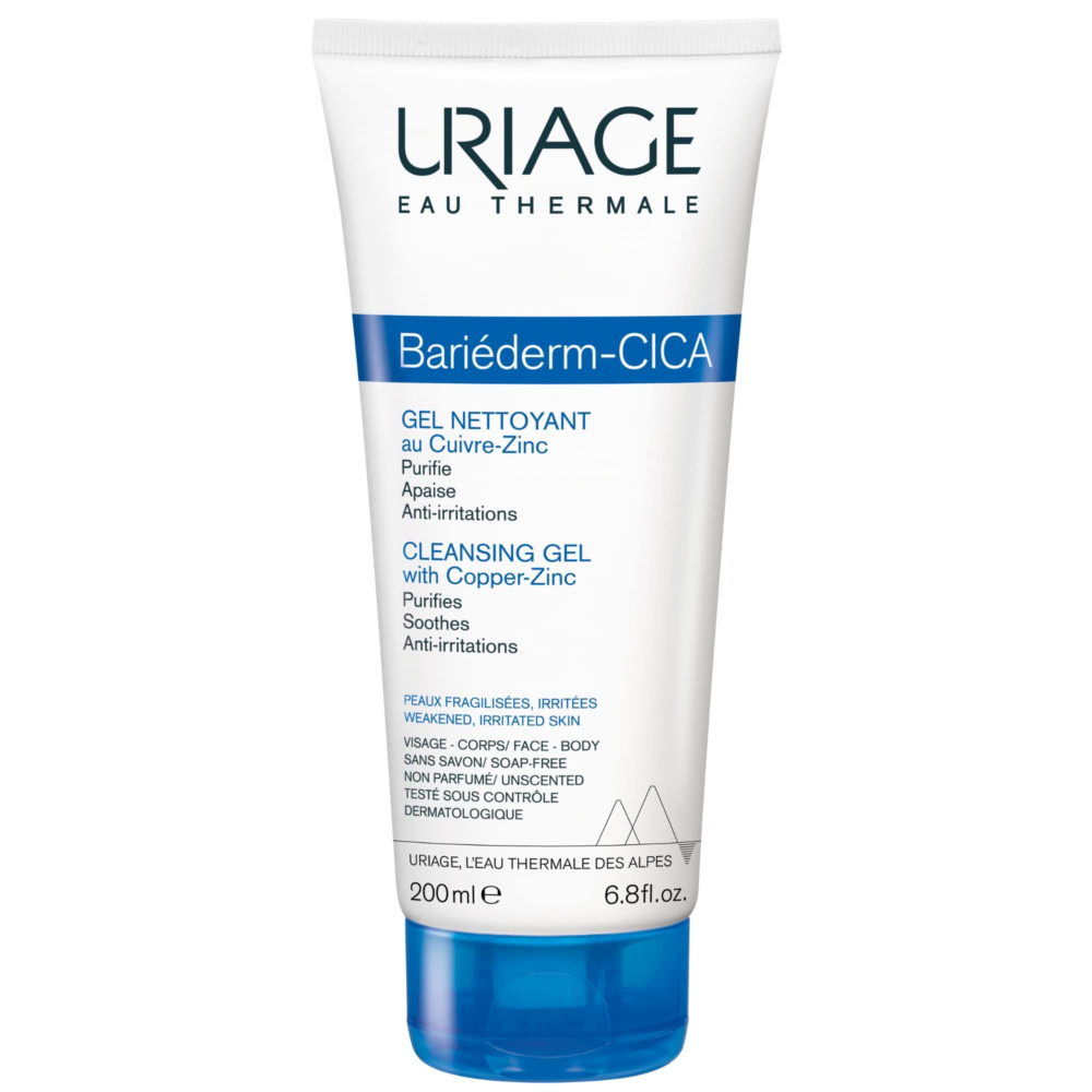 Uriage bariéderm cica gel nettoyant 200ml