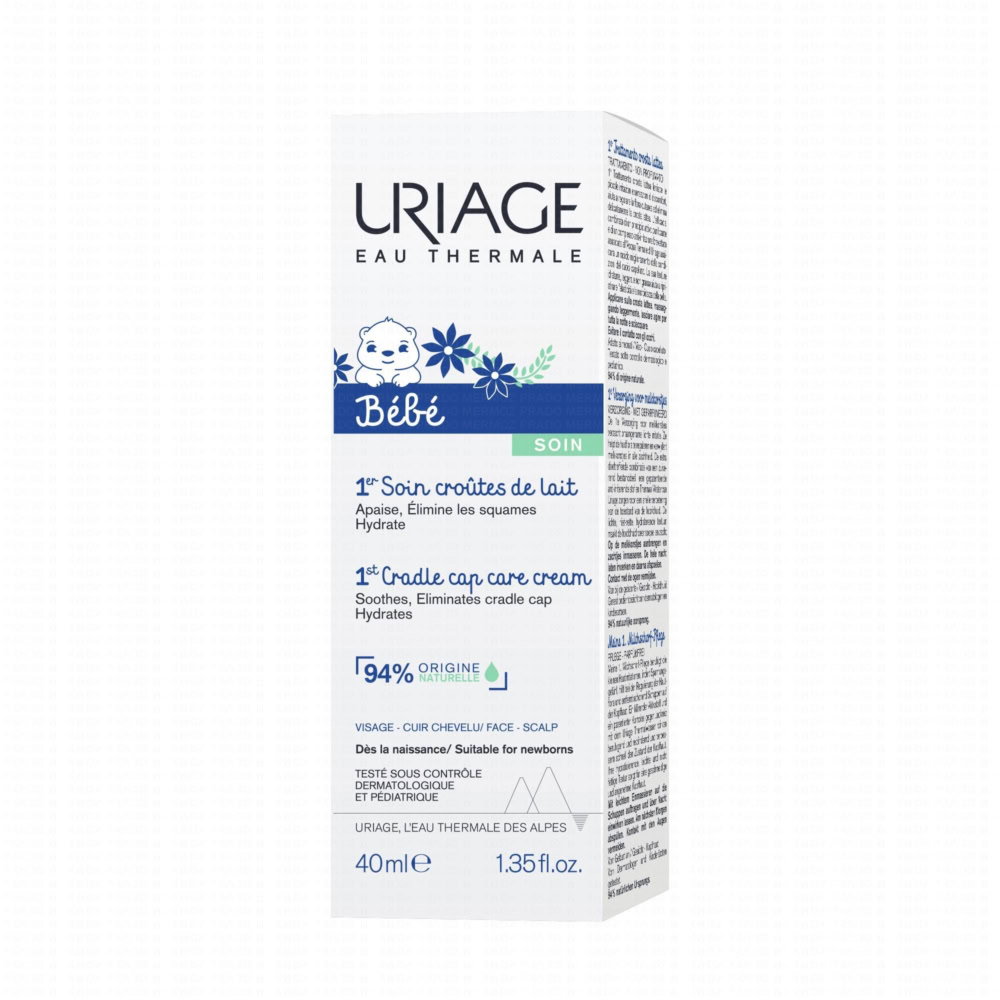 Uriage bébé 1er soin croûtes de lait 40ml