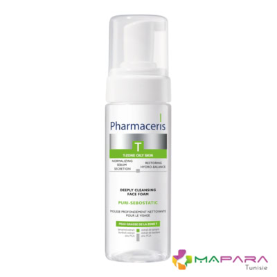 Pharmaceris t puri-sebostatic mousse nettoyante 150ml