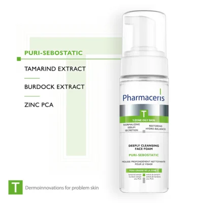 Pharmaceris t puri-sebostatic mousse nettoyante 150ml