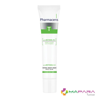 Pharmaceris T pureRETINOL 0.3 Crème de Nuit Anti-Acne 40ml