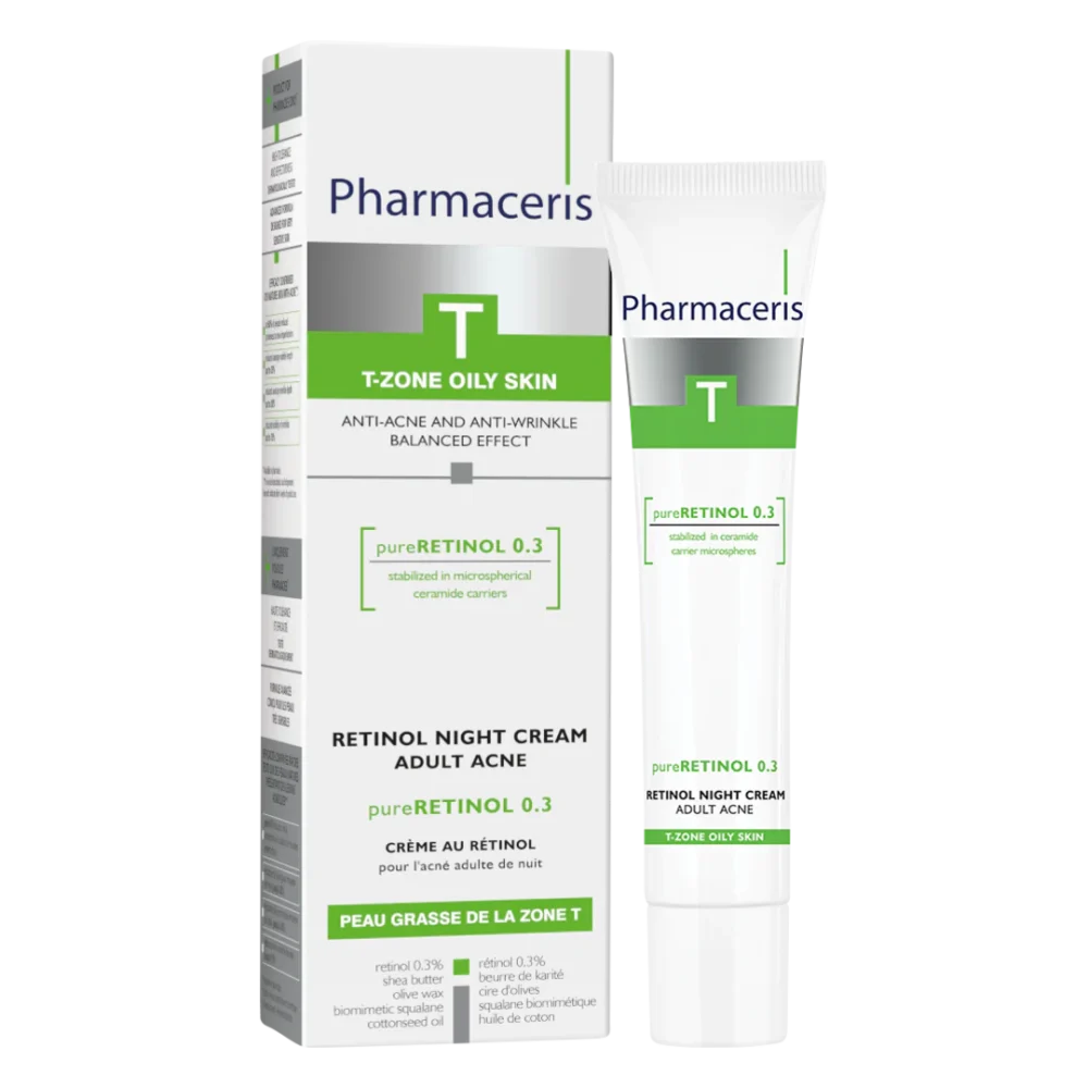 Pharmaceris t pureretinol 0. 3 crème de nuit anti-acne 40ml