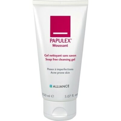 Papulex gel nettoyant moussant sans savon 150ml