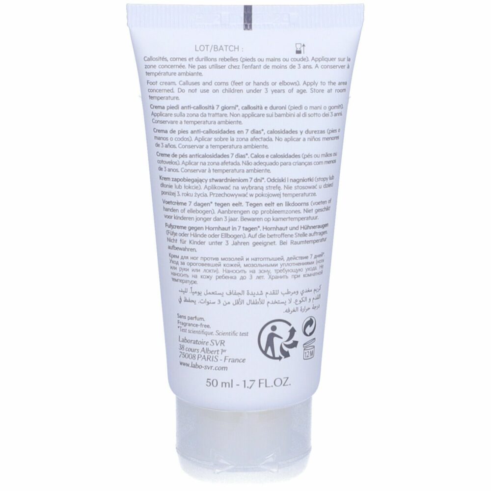 Svr xérial 50 extrême crème pieds 50ml