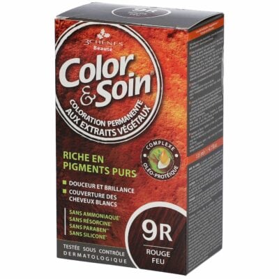 3 Chênes Color et Soin Repigmentant Rouge Feu 9R