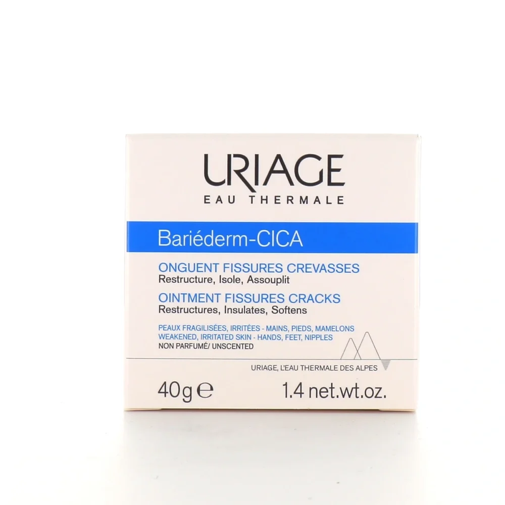 Uriage bariederm cica onguent fissures cervasses 40g