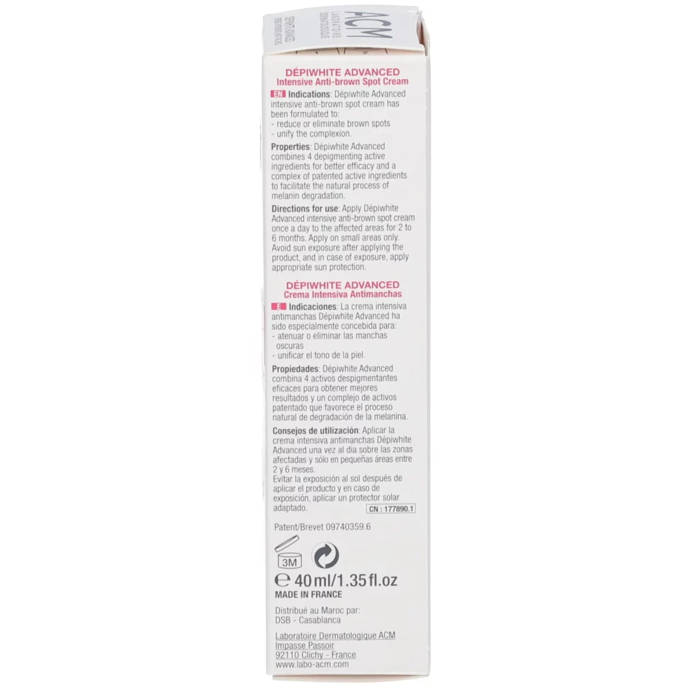 Acm dépiwhite advanced crème intensive anti-taches 40ml