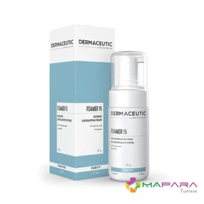 dermaceutic foamer 15 mousse nettoyante exfoliante 100ml