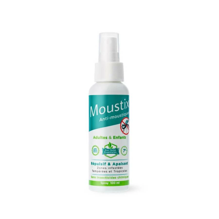 lot de 2 Moustix Spray Anti Moustique Répulsif et Apaisant 100ml*2
