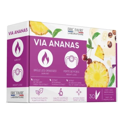 Eric Favre Via Ananas Brûleur de Graisses 30 doses