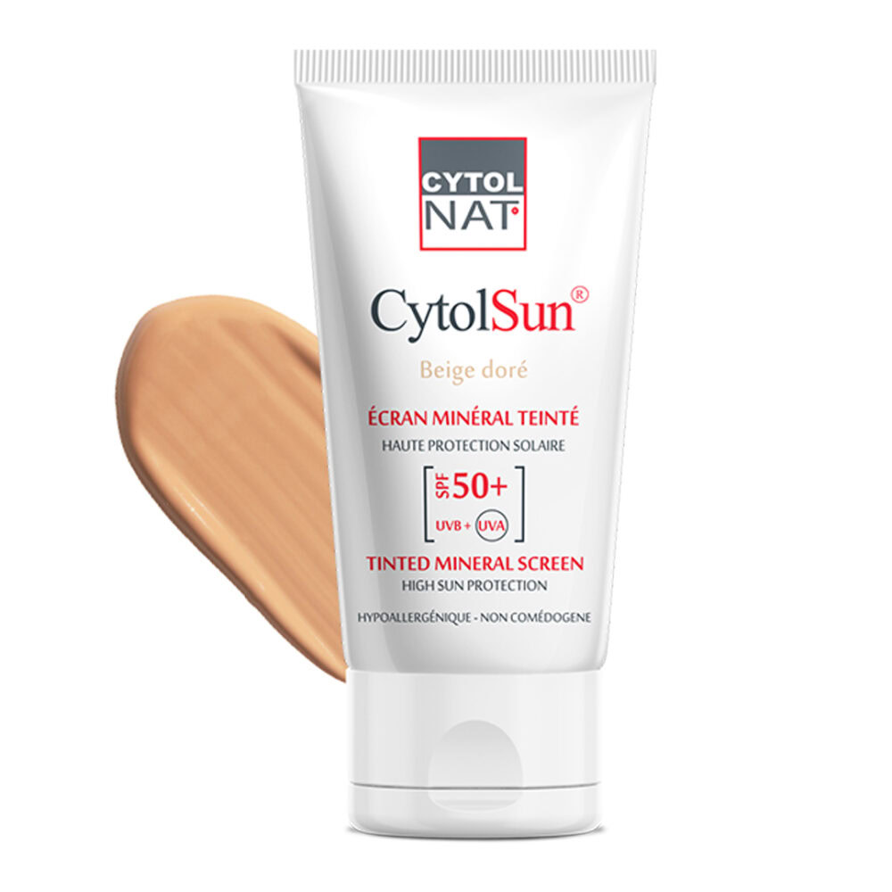 Cytolnat cytolsun ecran spf 50+ teinte beige dore