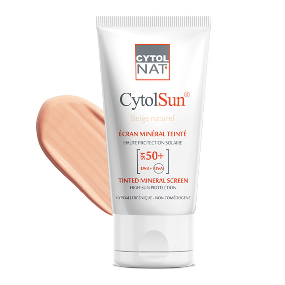 Cytolnat cytolsun ecran spf50+ teinte beige naturel