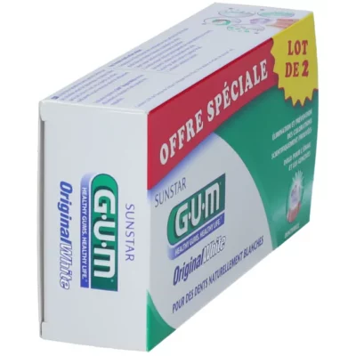 Gum Dentifrice Original White Duo 75ml