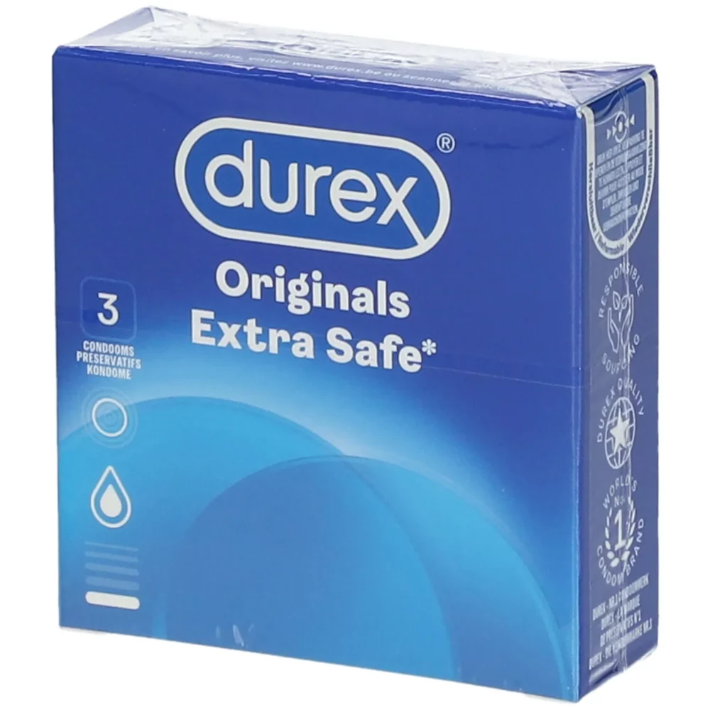 Durex extra safe 3 preservatifs