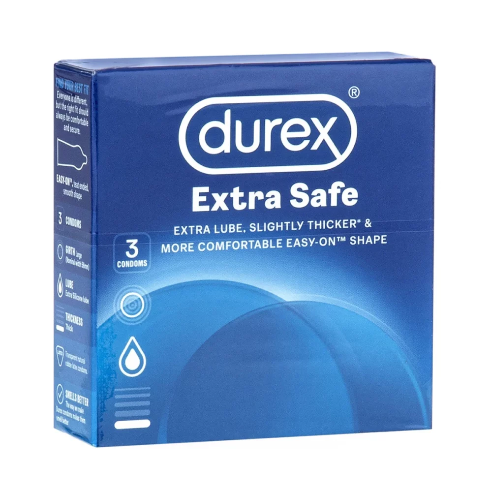 Durex extra safe 3 preservatifs