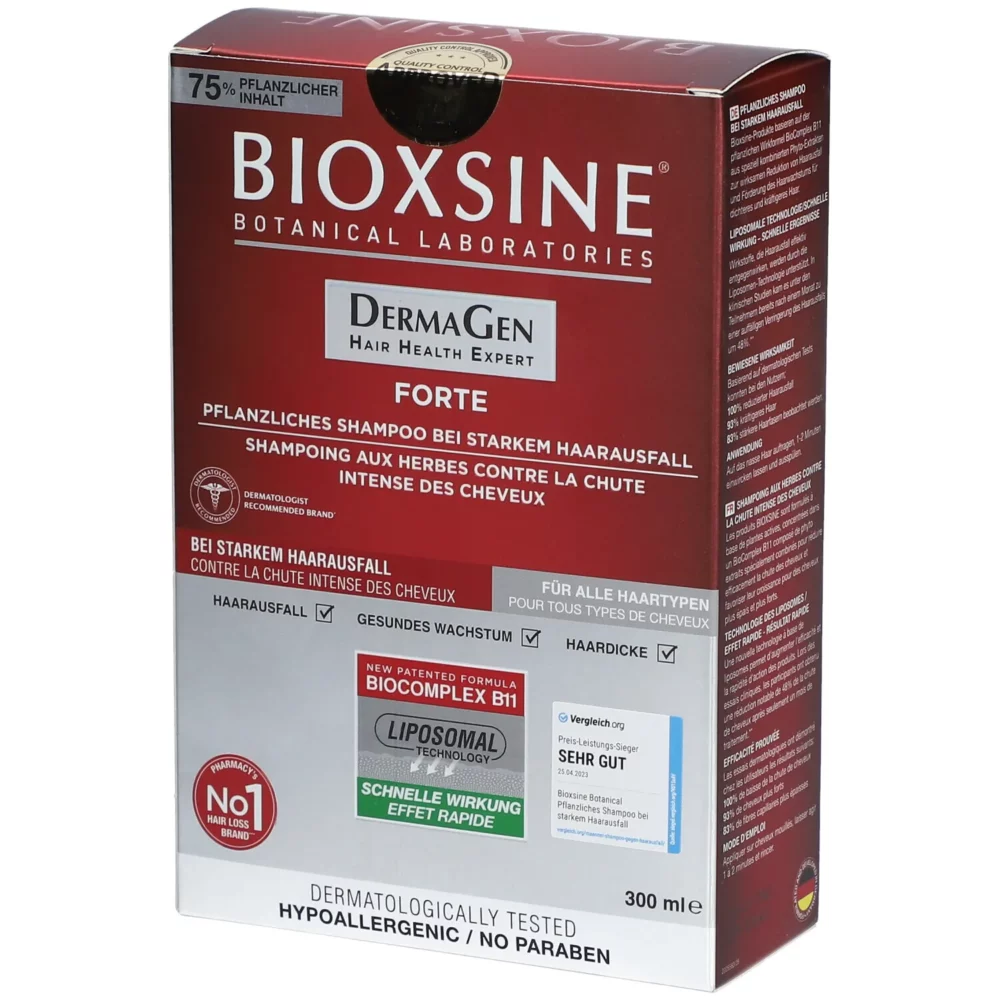 Bioxsine shampooing anti chute forte tous types de cheveux 300ml