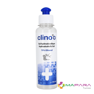 clino gel mains hydroalcoolique 70 150ml