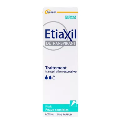 Conseil d'utilisation ETIAXIL Détranspirant Lotion Pied et Main Peaux Sensibles Lotion 100ml