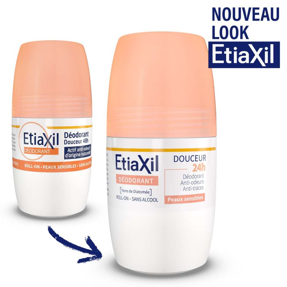 Etiaxil déodorant douceur 48h roll-on 50ml