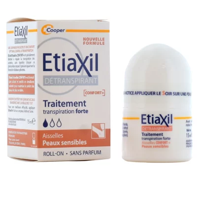 ETIAXIL Détranspirant Confort+ Aisselles Roll-on 15ml