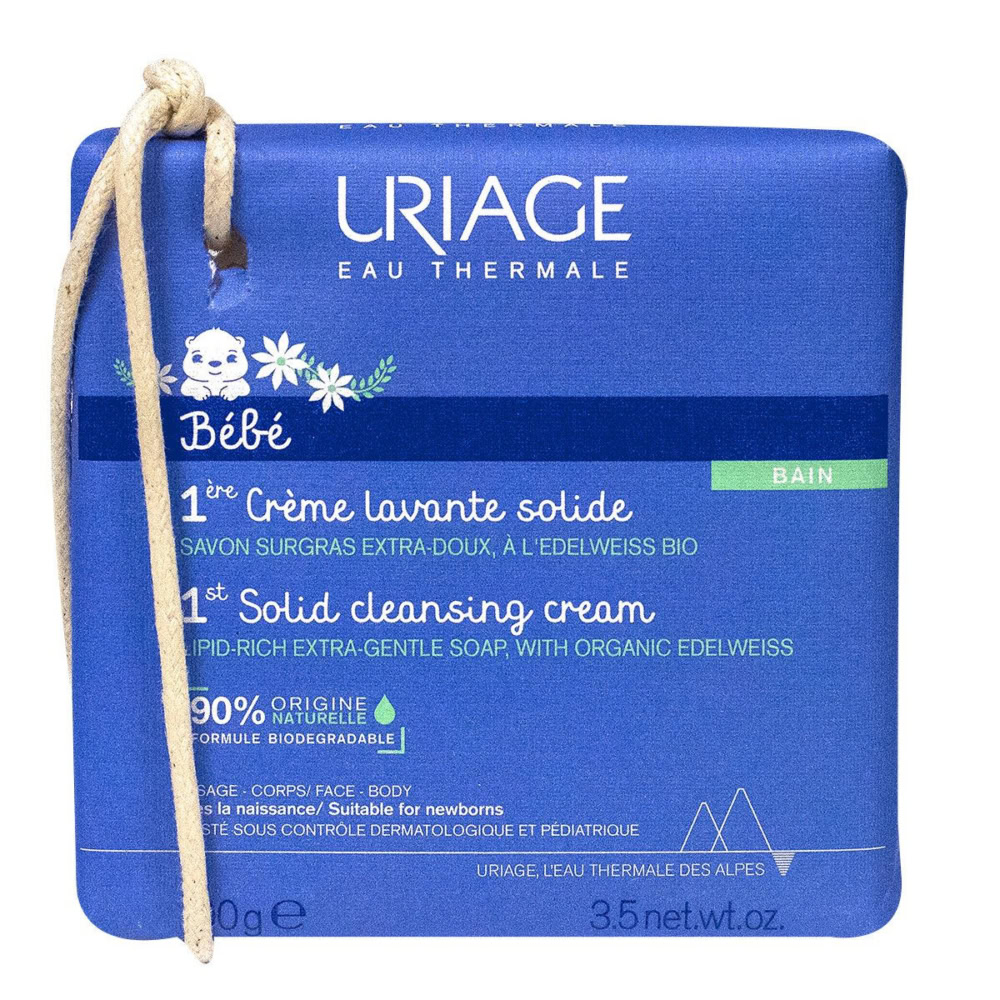 Uriage bébé 1ere crème lavante solide 100g