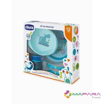 chicco tunisie coffret repas 12m boy