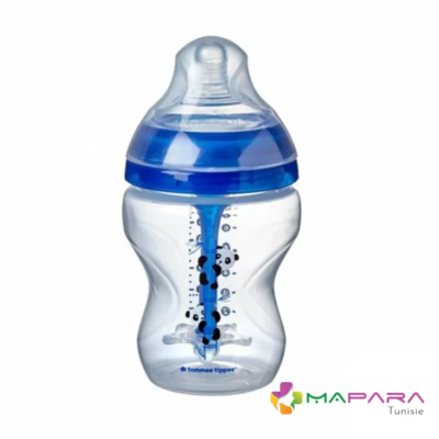 tommee tippee advanced anti colique biberon 260ml bleu panda