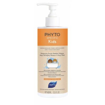 phyto specific kids shampooing douche démelant 400ml mapara