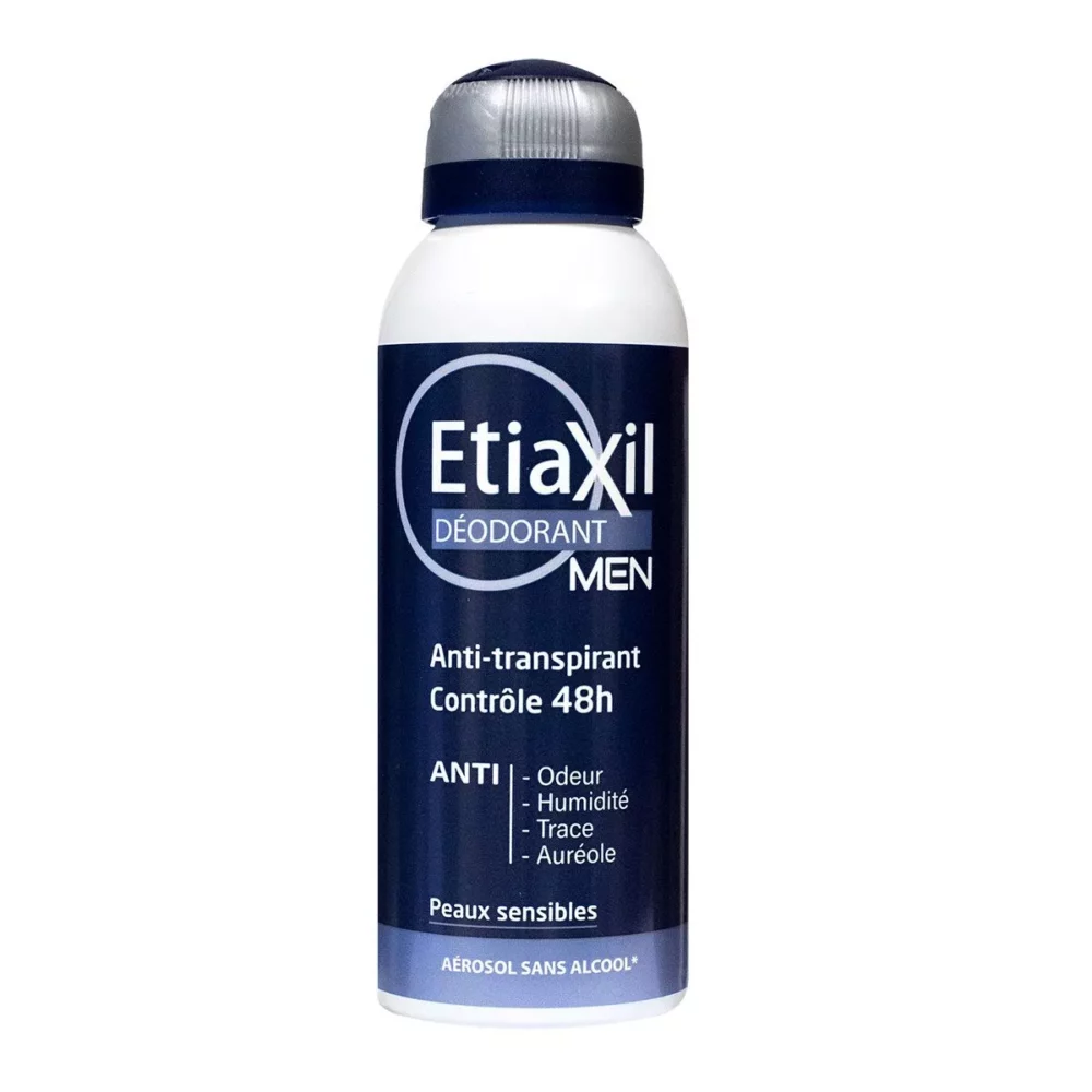 Etiaxil men spray déodorant 48h sans aluminium 150ml