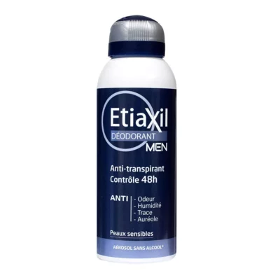 Etiaxil Men Spray Déodorant 48h Sans Aluminium 150ml