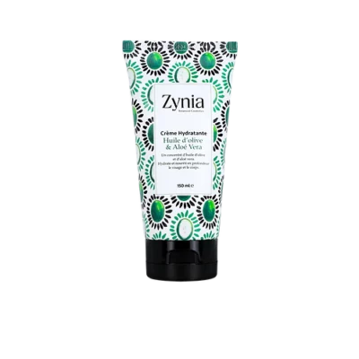 crème hydratante pour le corps zynia 150ml