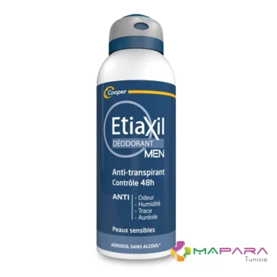 etiaxil men spray deodorant 48h sans aluminium homme 150ml