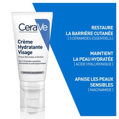 cerave crème hydratante visage