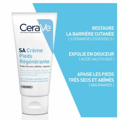 Cerave crème pieds régénérante