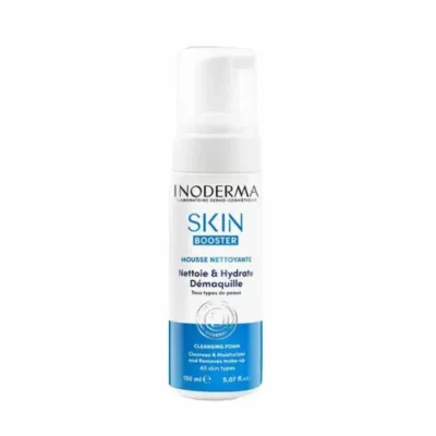 inoderma skin booster mousse nettoyante 150ml