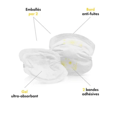 medela coussinets d'allaitement jetables