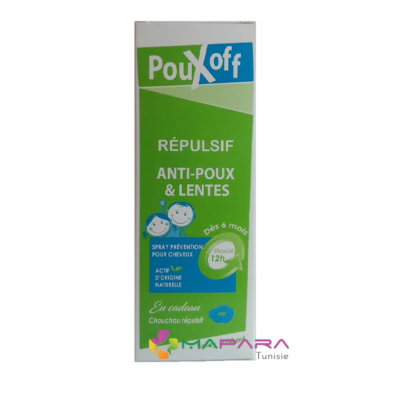 xen poux off répulsif spray 100ml