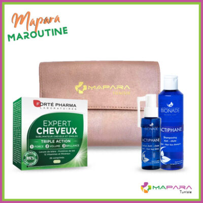 Ma routine soin anti-chute bionade & forte pharma maparatunisie